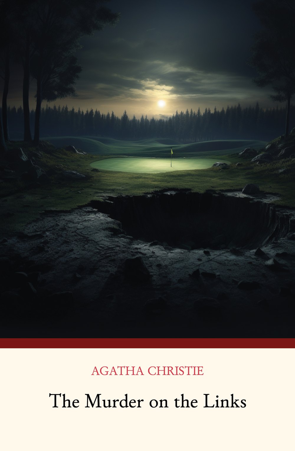 Front cover of The Murder on the Links by Agatha Christie