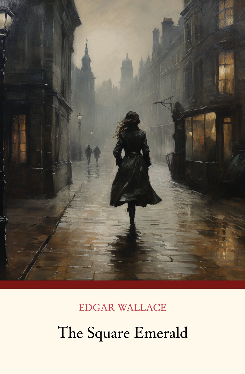 Front cover of The Square Emerald by Edgar Wallace