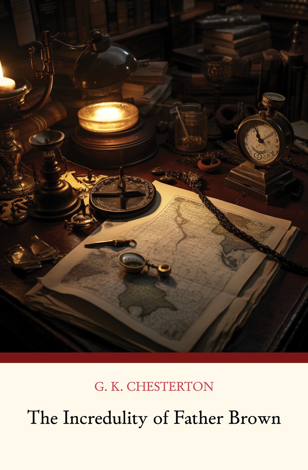 Front cover of The Incredulity of Father Brown by G. K. Chesterton