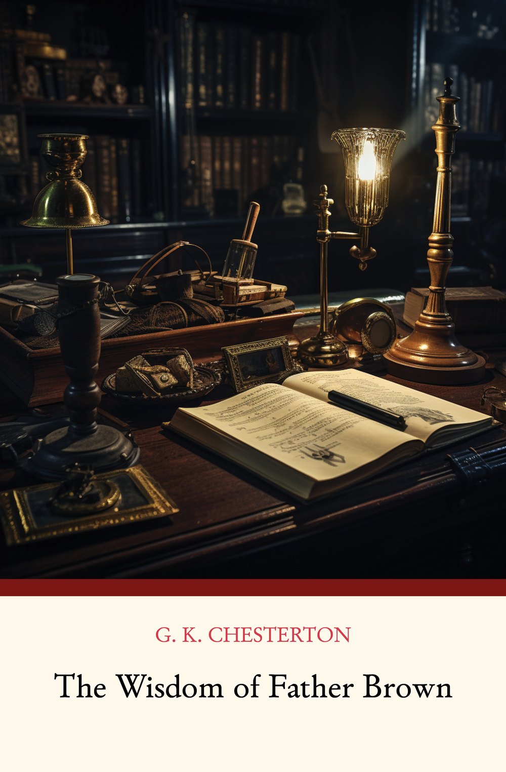 Front cover of The Wisdom of Father Brown by G. K. Chesterton